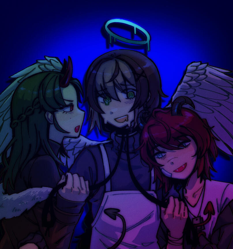 (full render + bust + 2 characters // would be priced $72.00)